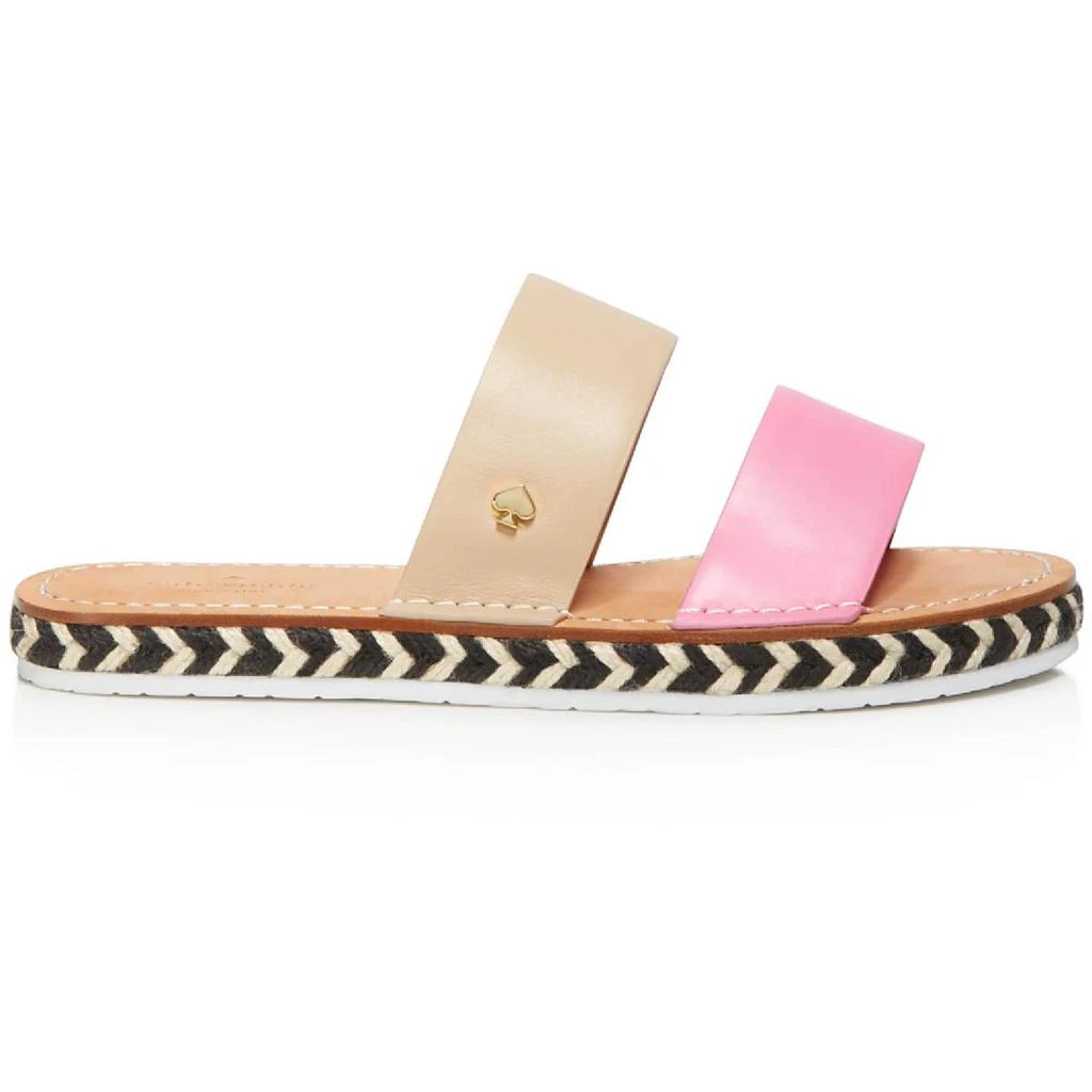 商品Kate Spade|Kate Spade New York Womens Idreen Leather Strappy Slide Sandals,价格¥346,第2张图片详细描述
