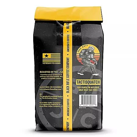 商品Black Rifle Coffee Company|Black Rifle Coffee Company Tactisquatch, Dark Roast Ground 40 oz.,价格¥197,第3张图片详细描述