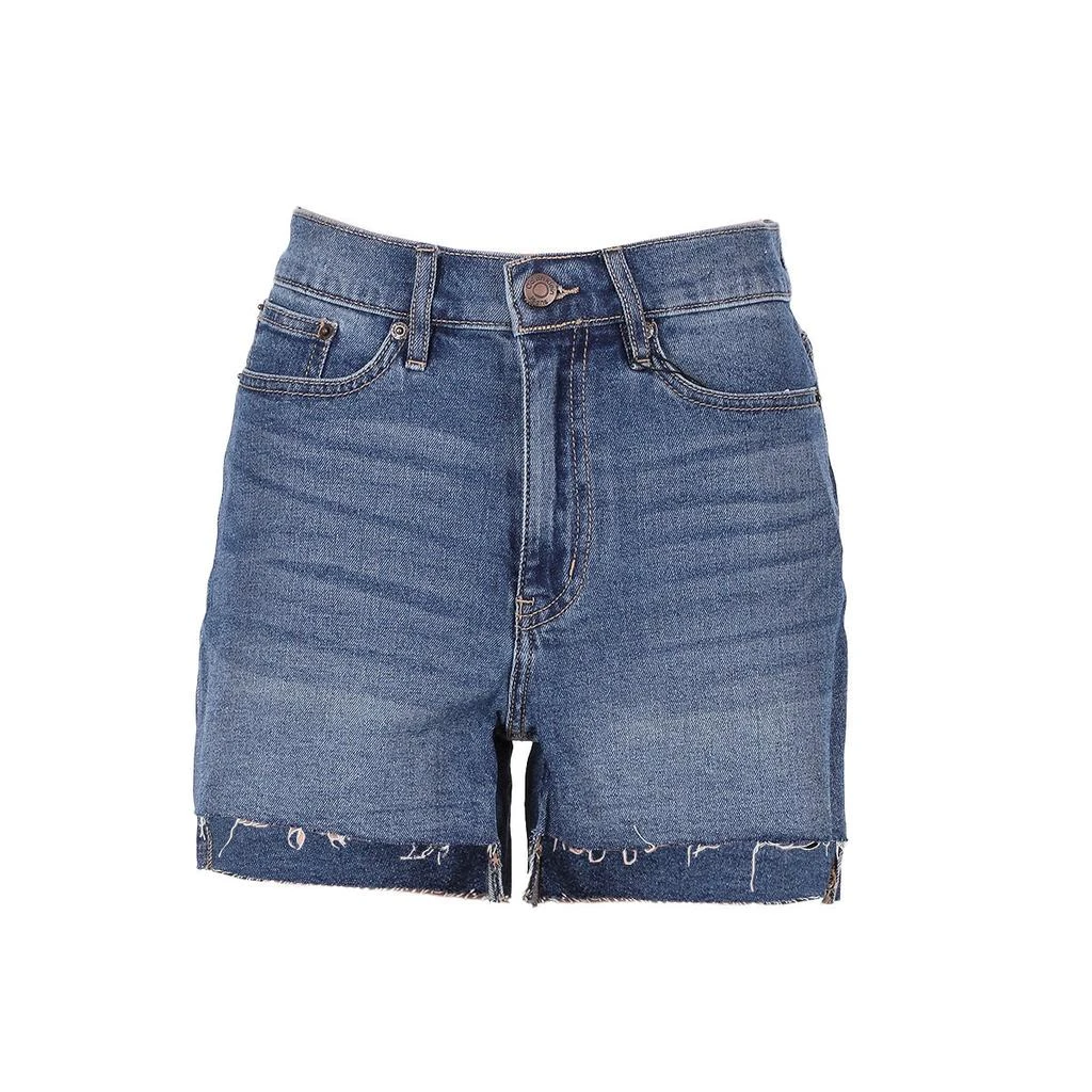 商品Calvin Klein|Calvin Klein Women's Hi Rise Relaxed Fit Short W/Step Hem Classic Denim 4" Inseam,价格¥121,第2张图片详细描述