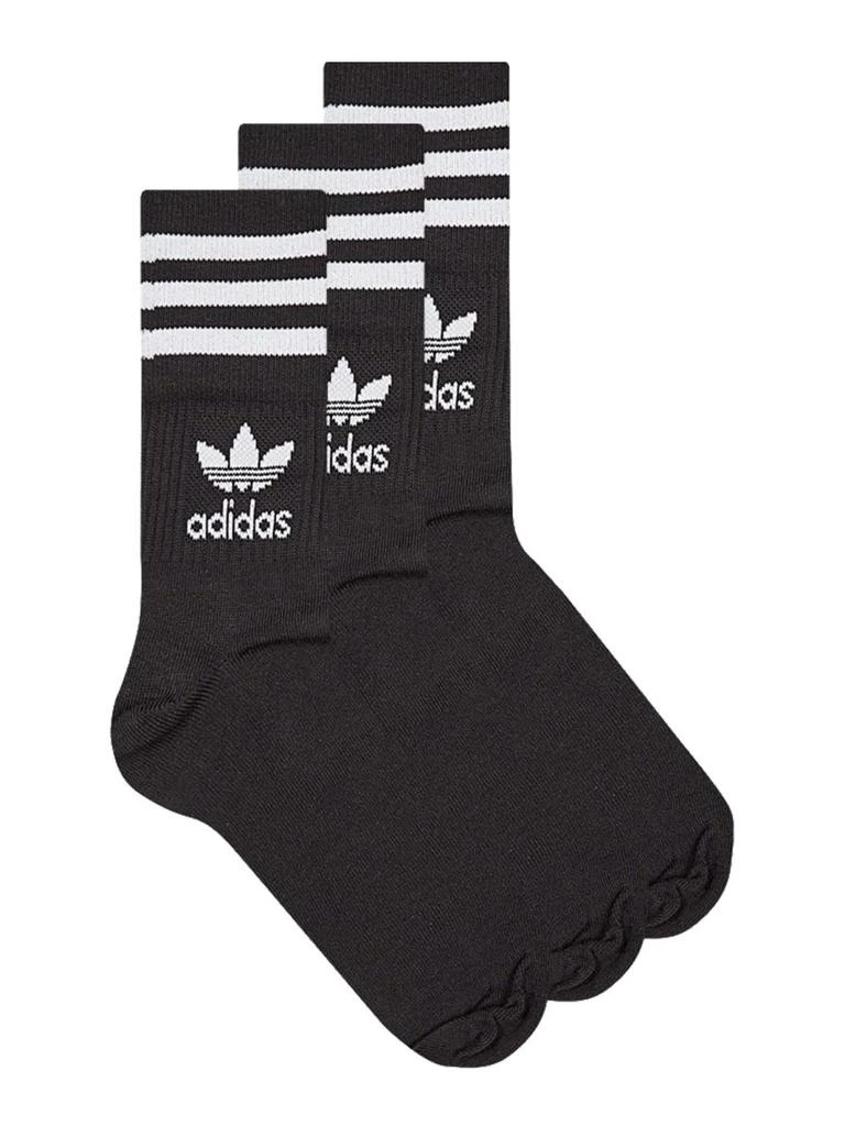 商品Adidas|Adidas Originals Logo Intarsia Three-Pack Socks,价格¥40,第3张图片详细描述