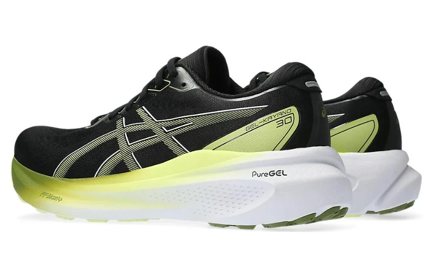 商品[国内直发] Asics|Gel-Kayano 30 舒适百搭 织物合成革减震防滑耐磨透气 低帮 马拉松跑步鞋 男款 黑黄,价格¥988,第5张图片详细描述