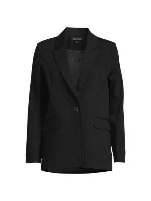 商品Lea & Viola|Solid Notch Lapel Blazer,价格¥273,第3张图片详细描述