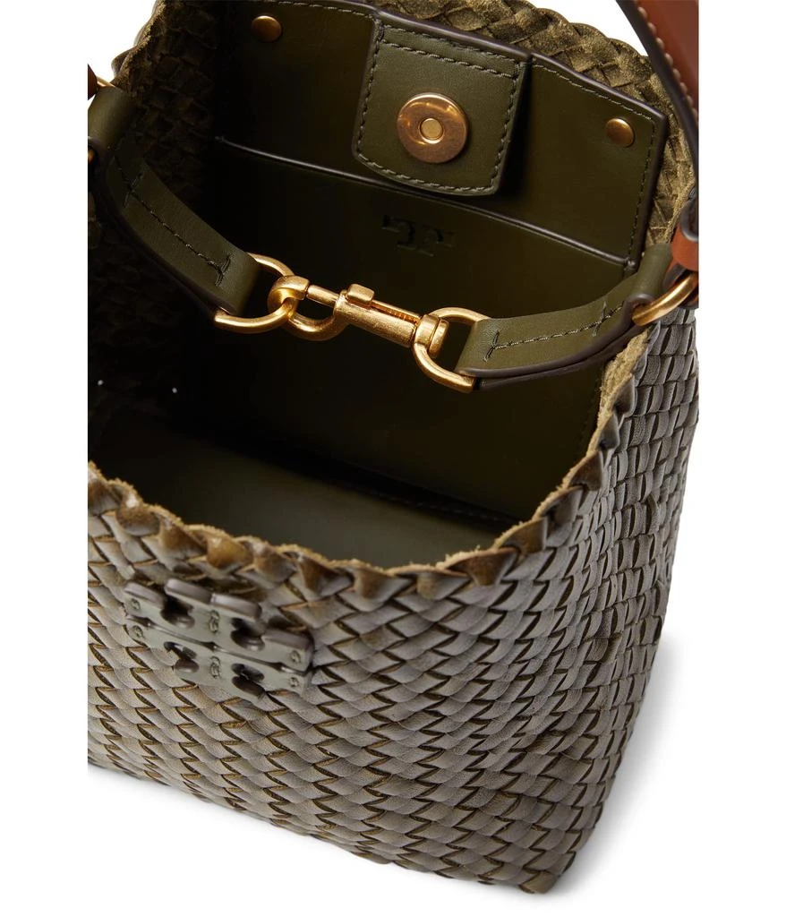 商品Tory Burch|Mcgraw Dragon Woven Small Bucket Bag,价格¥4116,第3张图片详细描述