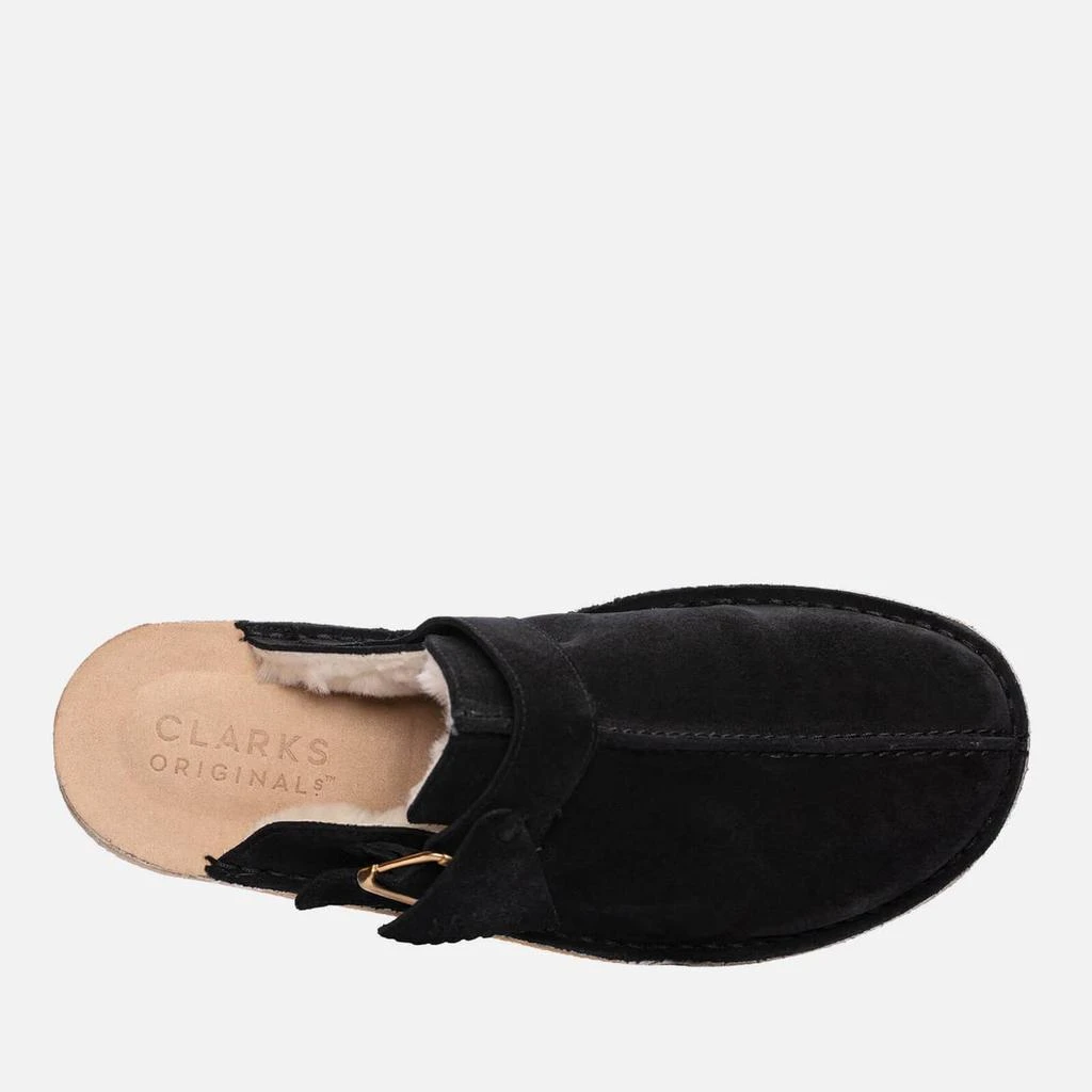 商品Clarks|Clarks Originals Desert Rock Suede Mules,价格¥739,第4张图片详细描述