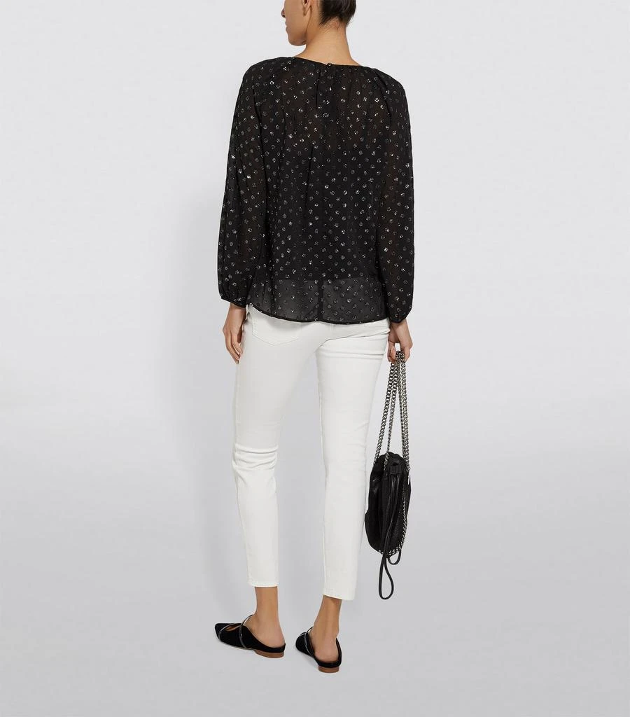 商品Max Mara|Glitter Polka-Dot Blouse,价格¥4836,第2张图片详细描述