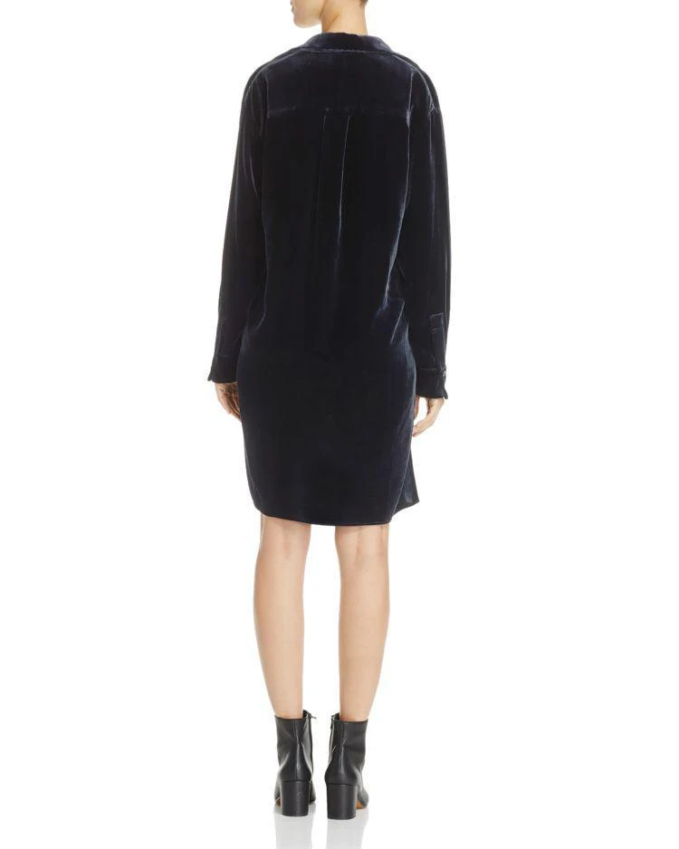 商品Vince|Velvet Shirt Dress,价格¥2072,第2张图片详细描述