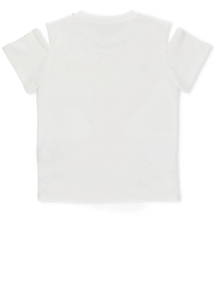 商品Balmain|Balmain Kids Cut-Out Crewneck T-Shirt,价格¥903,第2张图片详细描述