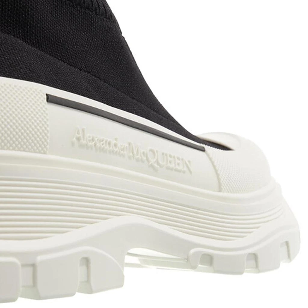 商品Alexander McQueen|Alexander Mcqueen Sock-Style Logo-Print Boots,价格¥2437,第4张图片详细描述