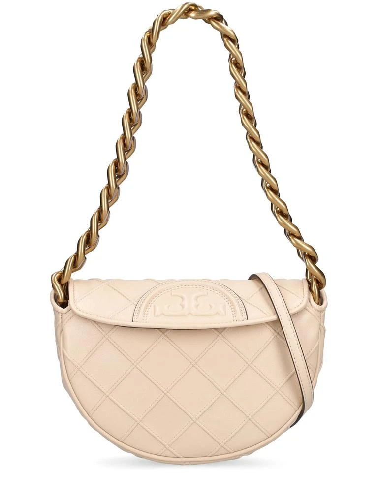 商品Tory Burch|Mini Fleming Soft Crescent Leather Bag,价格¥3780,第1张图片