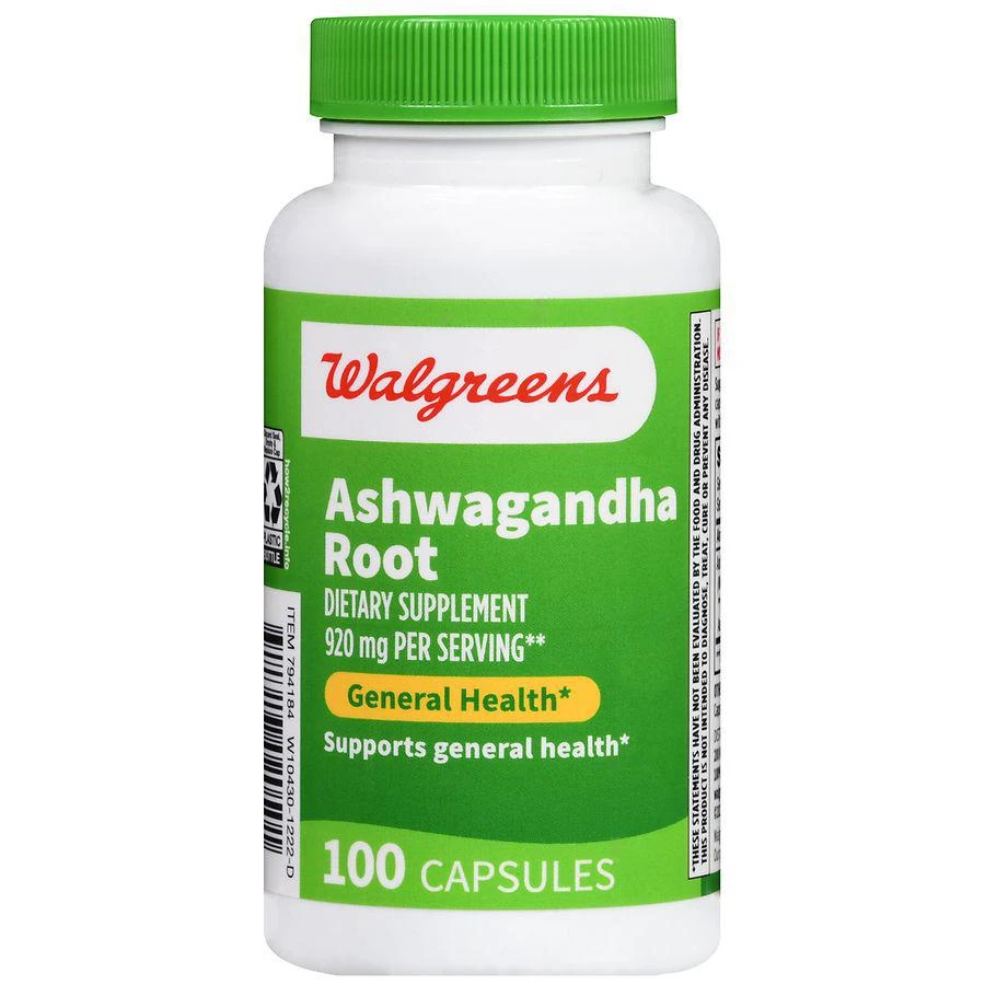 商品Walgreens|Ashwagandha Root 920 mg Capsules,价格¥74,第2张图片详细描述
