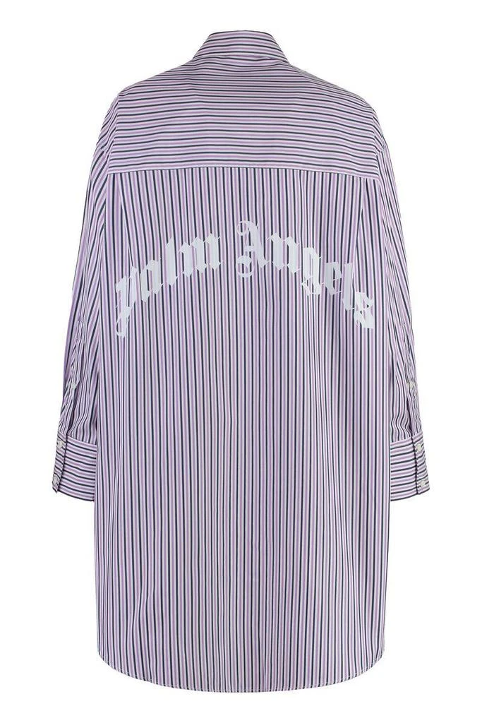 商品Palm Angels|Palm Angels Cotton Shirtdress,价格¥3543,第2张图片详细描述