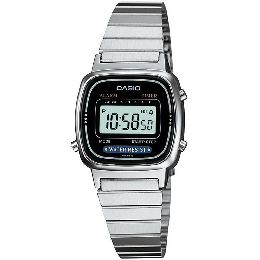 商品Casio|Unisex Digital Stainless Steel Bracelet Watch 25mm,价格¥209,第1张图片
