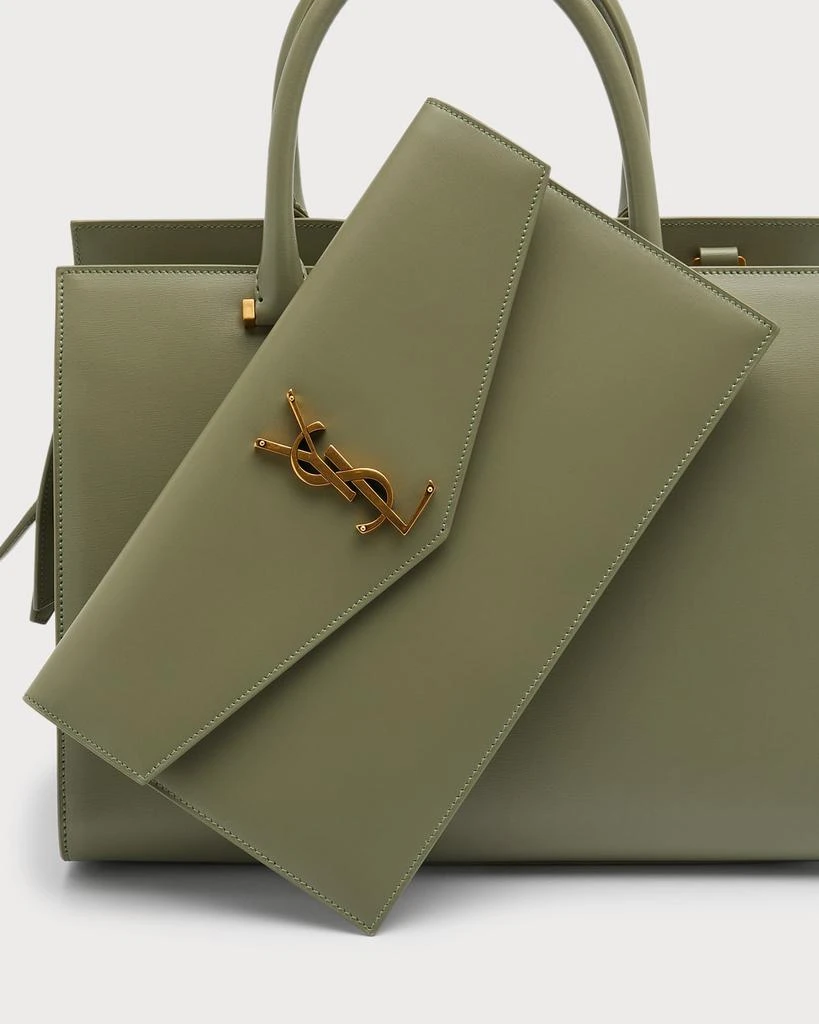 商品Yves Saint Laurent|Uptown Medium Leather Top-Handle Bag,价格¥22359,第5张图片详细描述