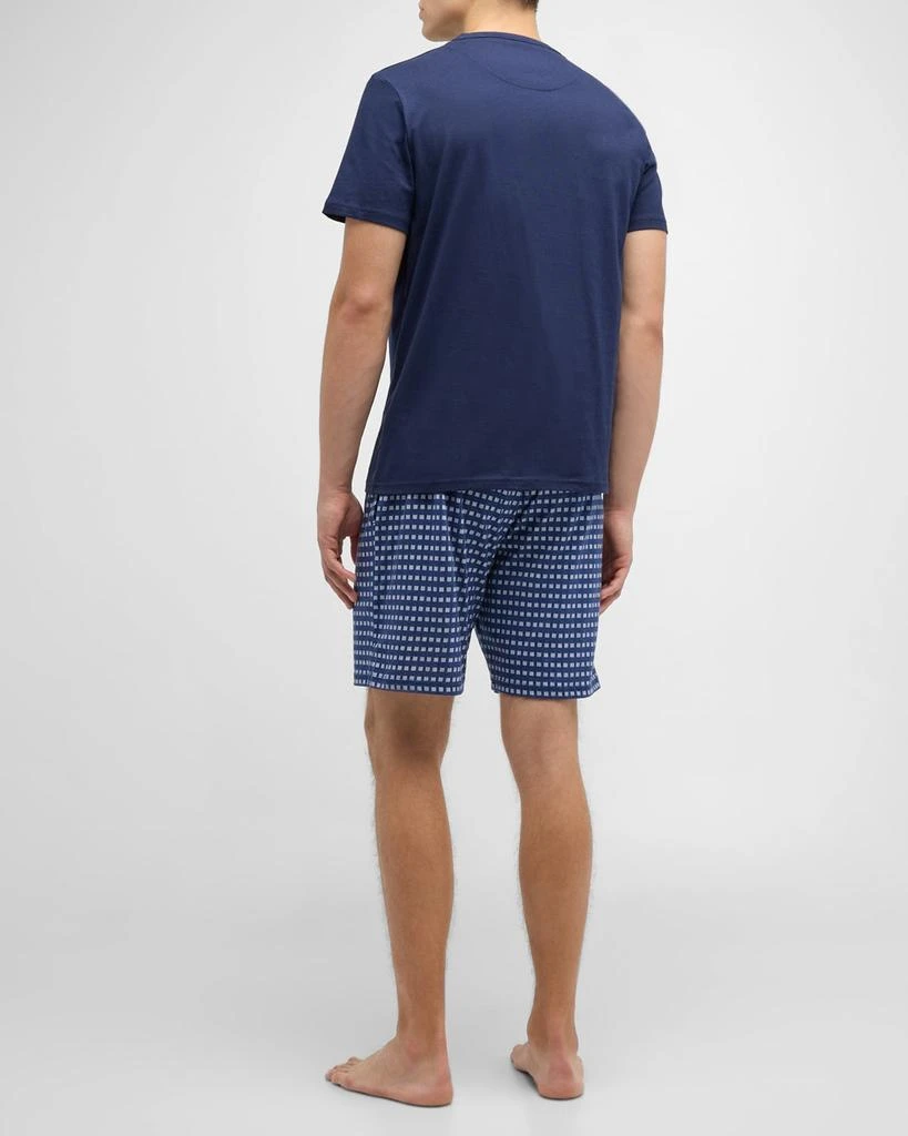 商品HOM|Men's Larry Checkered Short Pajama Set,价格¥761,第4张图片详细描述