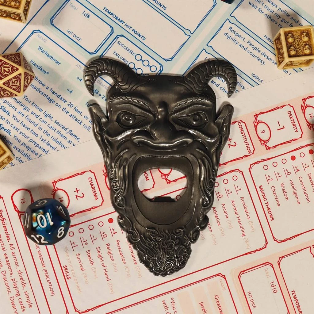 商品Fanattik|Fanattik Dungeons & Dragons Premium Bottle Opener,价格¥127,第5张图片详细描述