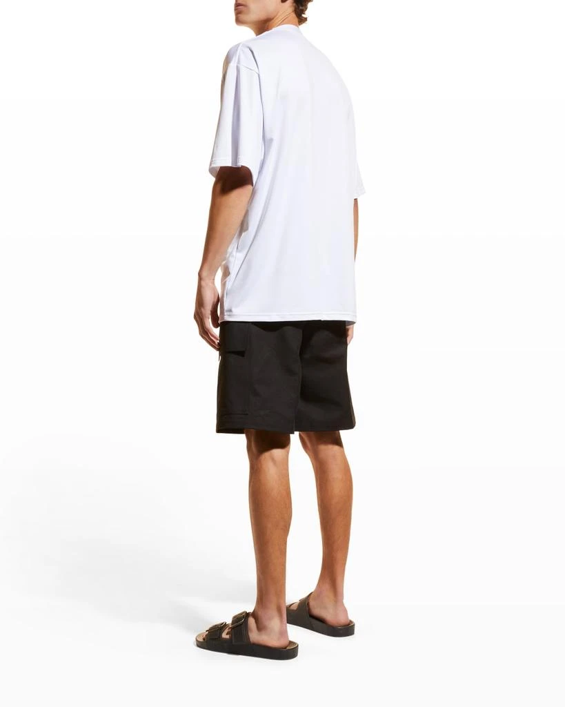 商品Balenciaga|Men's Mesh Swim T-Shirt,价格¥2472,第4张图片详细描述