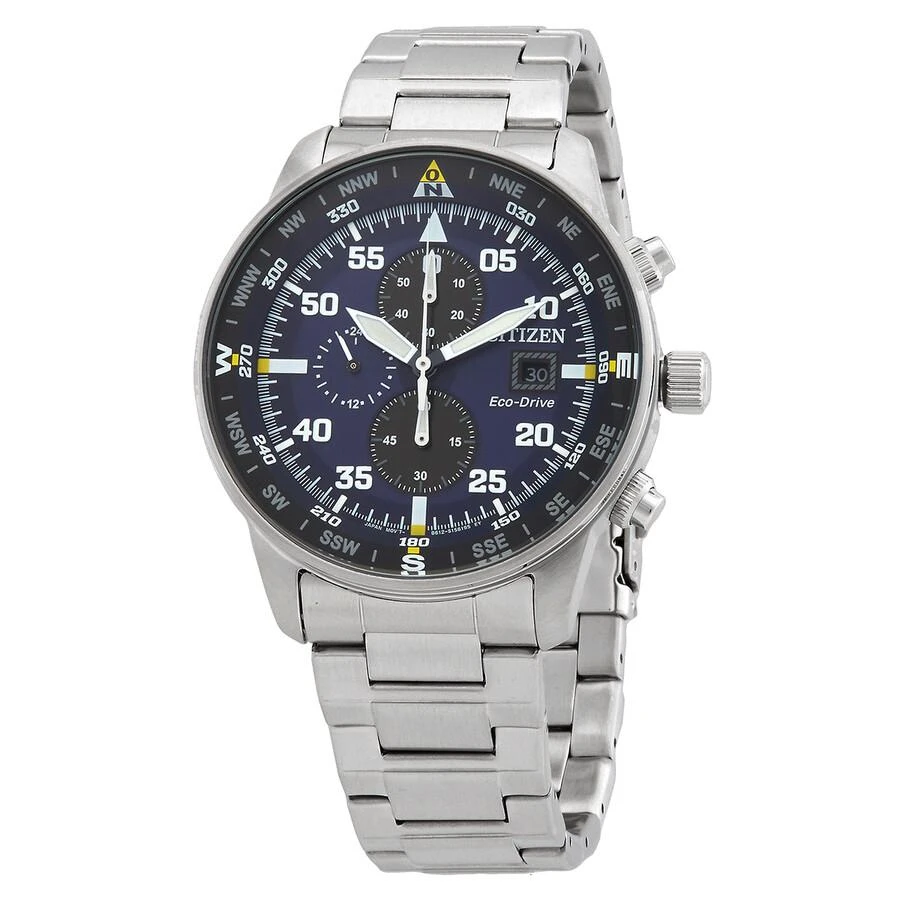 商品Citizen|Chronograph Blue Dial Men's Watch CA0690-88L,价格¥1235,第1张图片