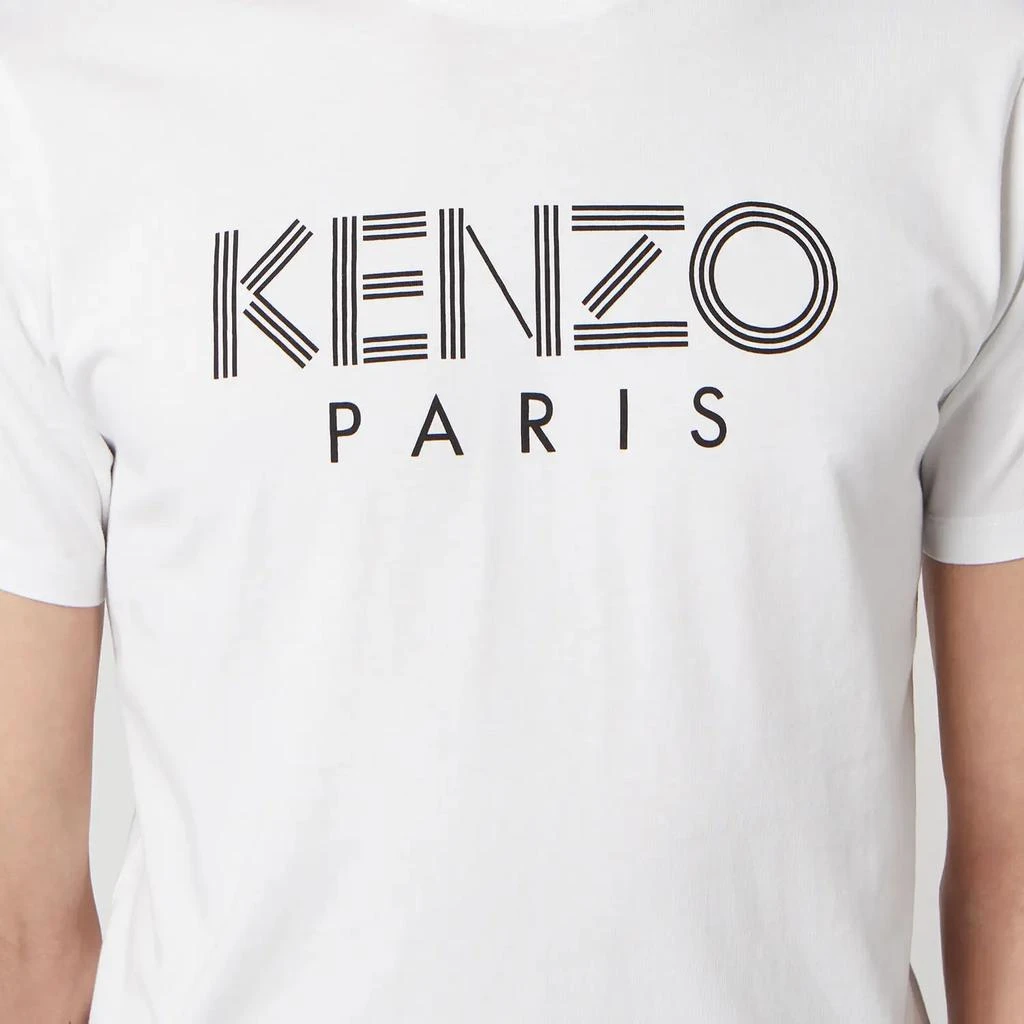 商品Kenzo|KENZO Men's Paris T-Shirt - White,价格¥437,第4张图片详细描述