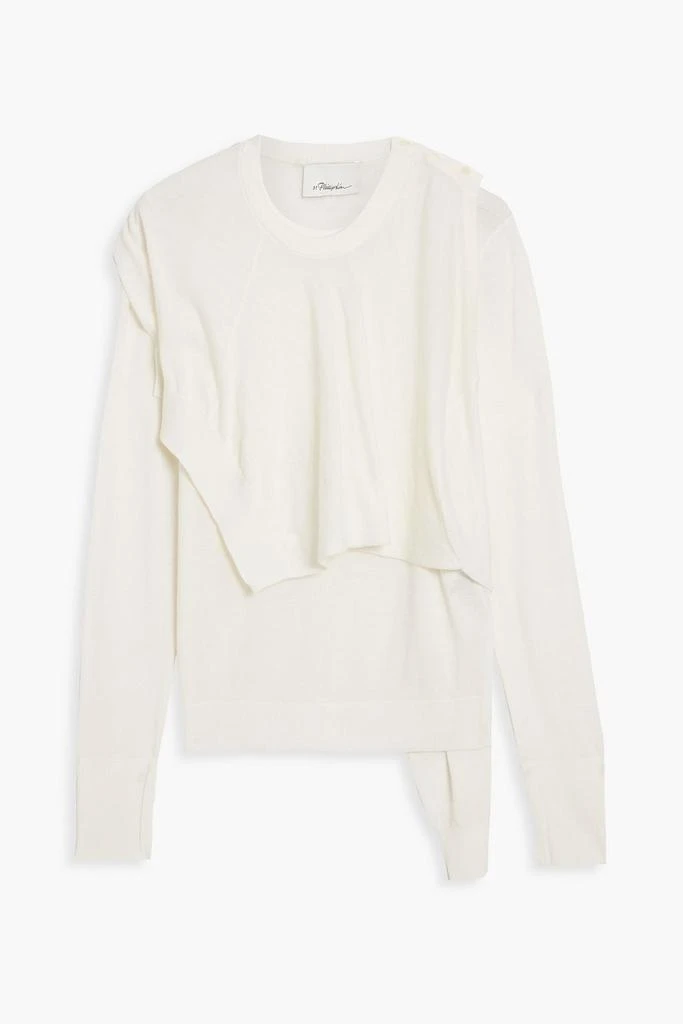 商品3.1 Phillip Lim|Layered wool-blend sweater,价格¥1013,第1张图片