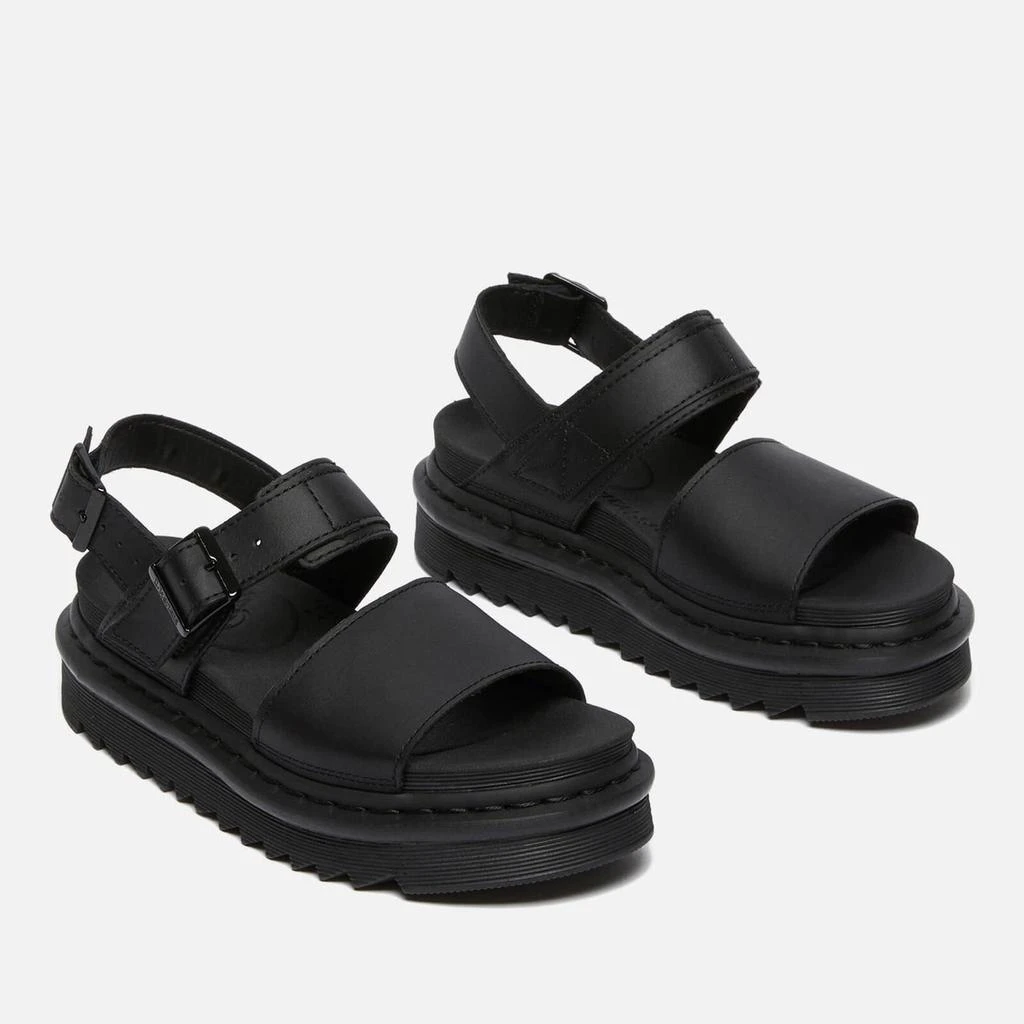 商品Dr. Martens|Dr. Martens Women's Voss Leather Strap Sandals - Black,价格¥1072,第2张图片详细描述