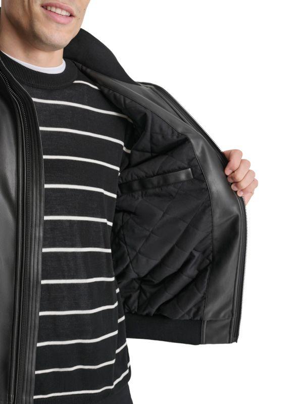 DKNY Faux Leather Bomber Jacket - Jackets - Compare Prices