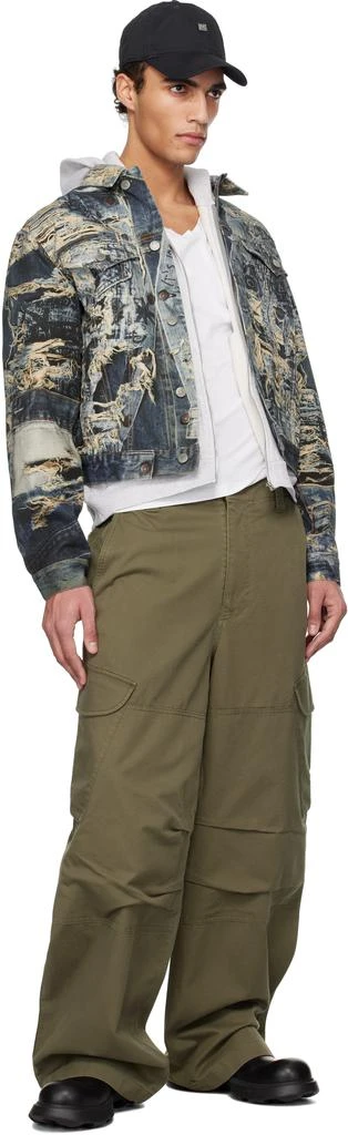 商品Acne Studios|海军蓝 Trompe L'oeil 夹克,价格¥7067,第4张图片详细描述