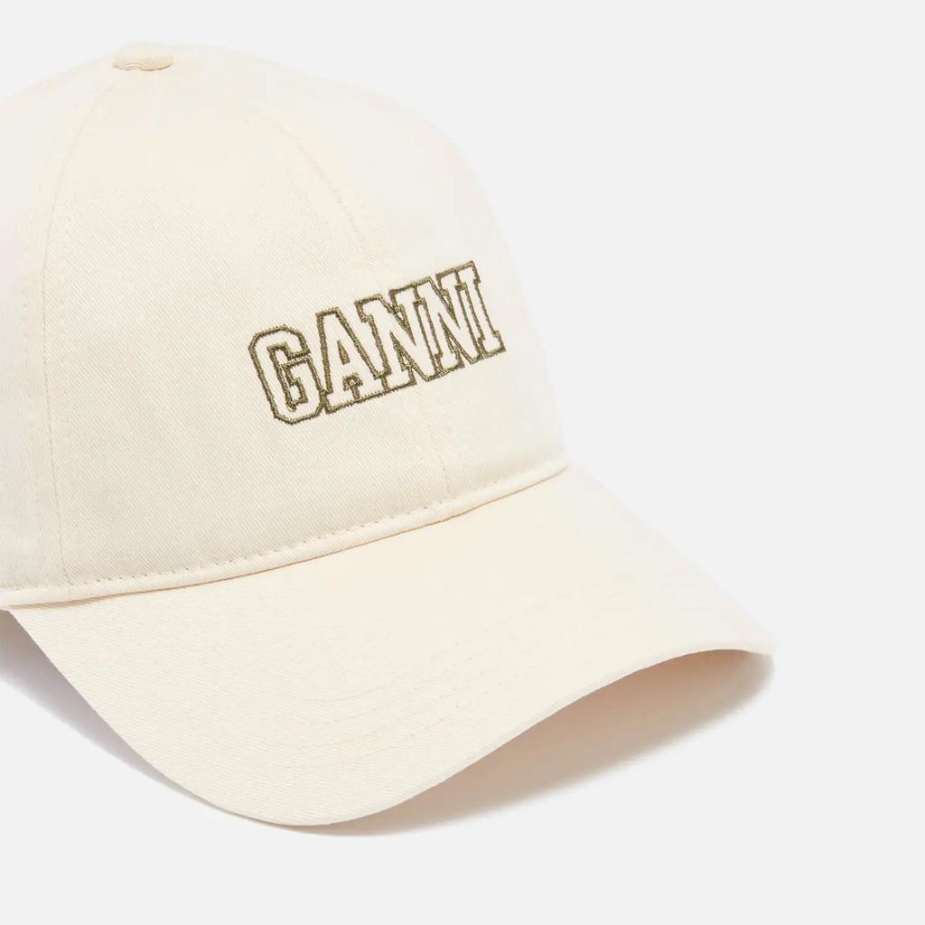 商品Ganni|Ganni Software Logo-Embroidered Organic Cotton Baseball Cap,价格¥658,第6张图片详细描述