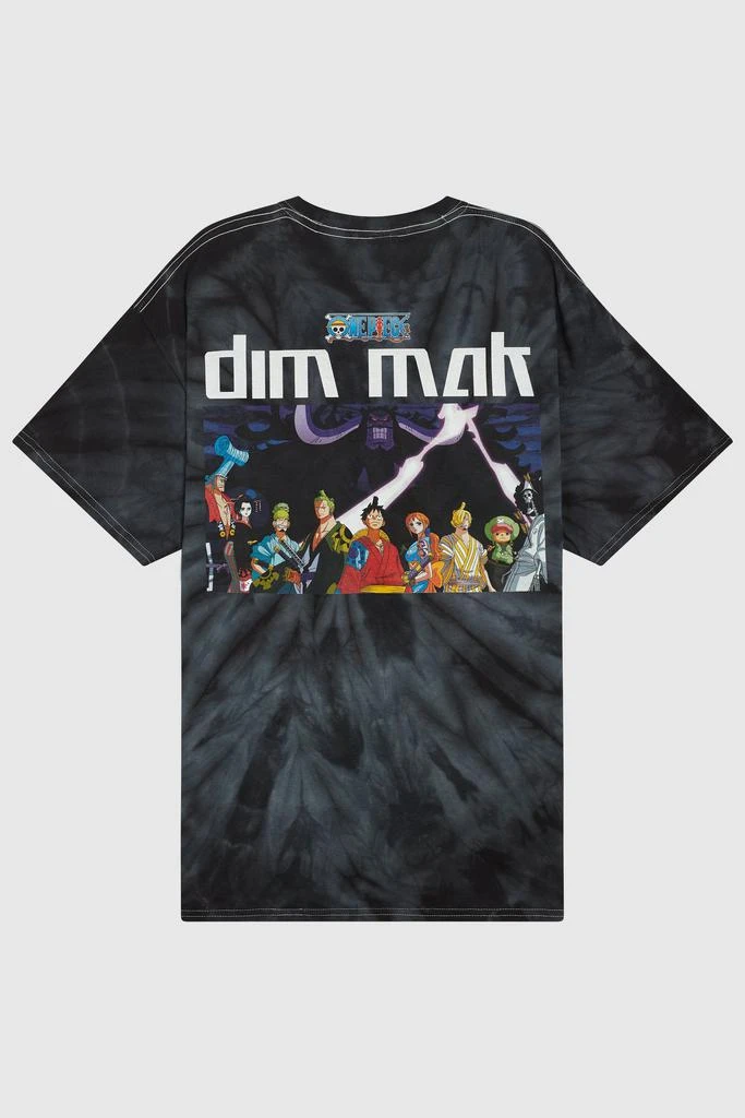 商品ONE PIECE|Dim Mak x One Piece - Straw Hat Tee - Black Spider Tie Dye,价格¥337,第2张图片详细描述