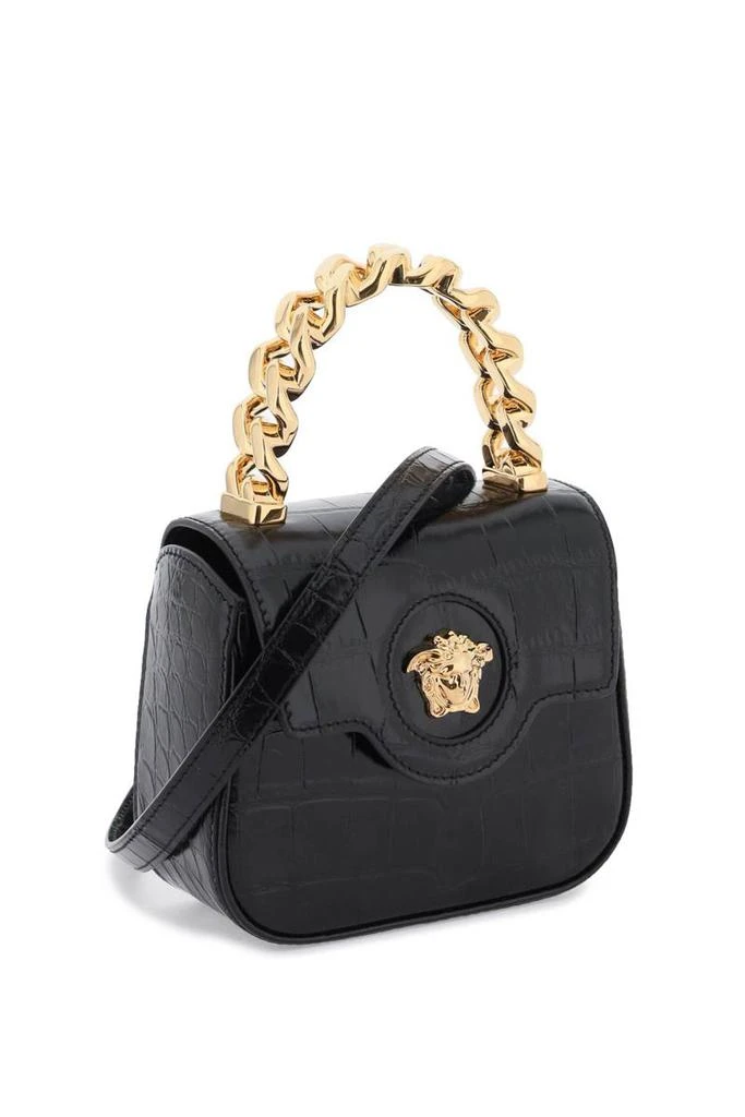 商品Versace|Versace croco-embossed leather 'la medusa' mini bag,价格¥9844,第3张图片详细描述