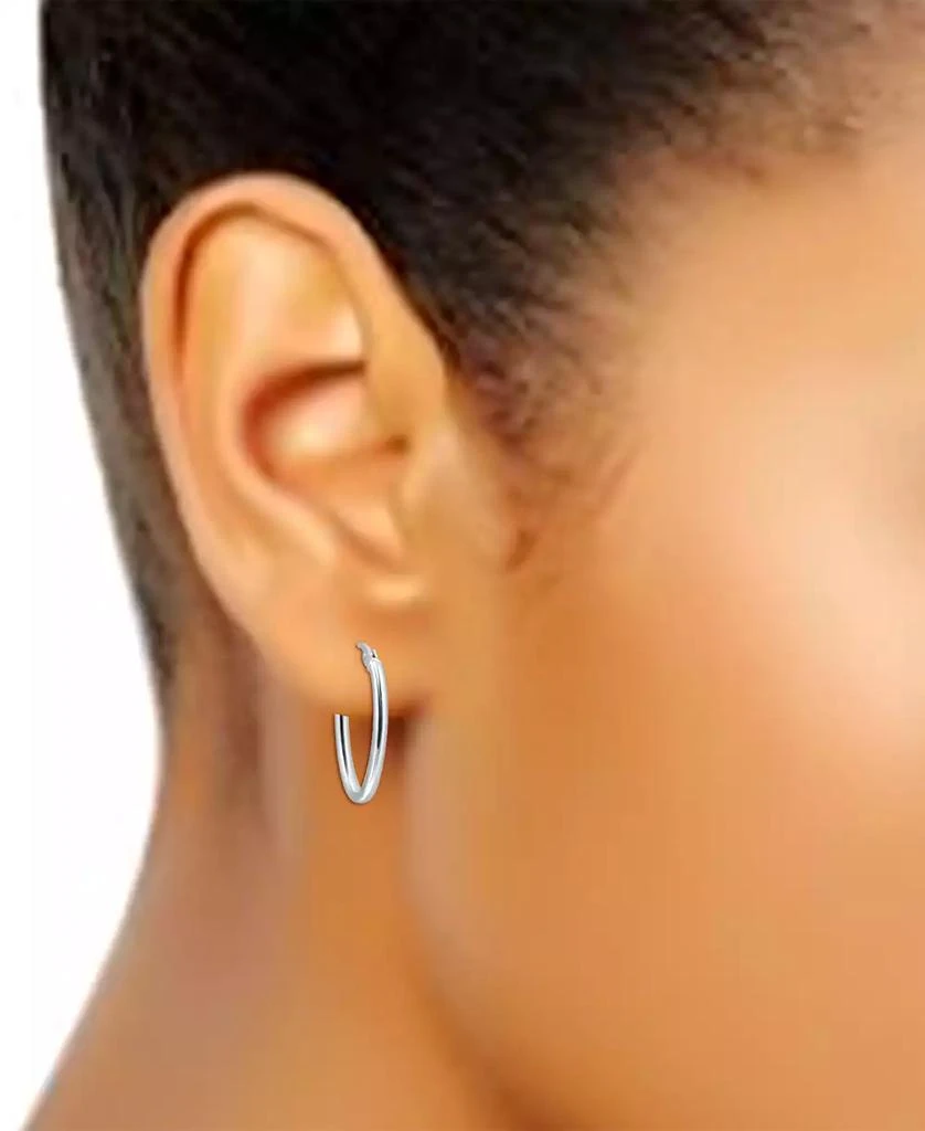 商品Giani Bernini|Polished Oval Small Hoop Earrings, 20mm, Created for Macy's,价格¥132,第2张图片详细描述