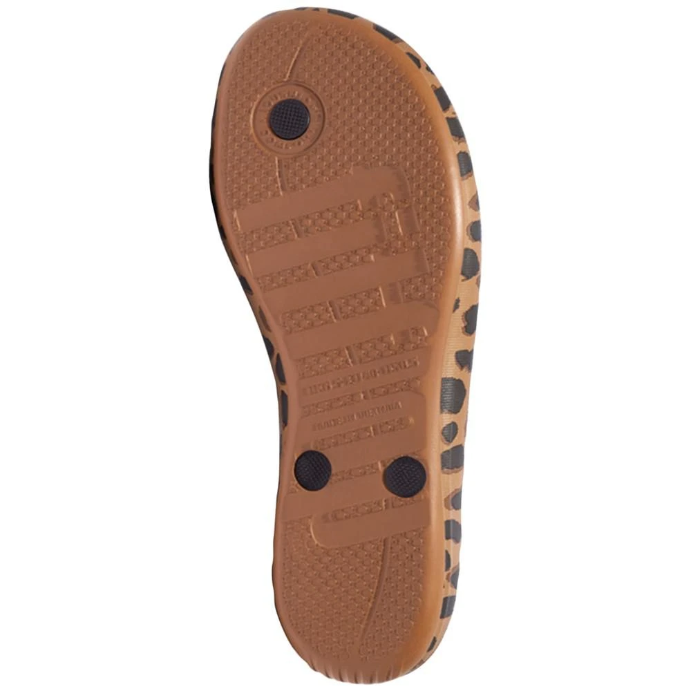 商品FitFlop|Women's Iqushion Leopard-Print Ergonomic Sandals,价格¥172,第4张图片详细描述