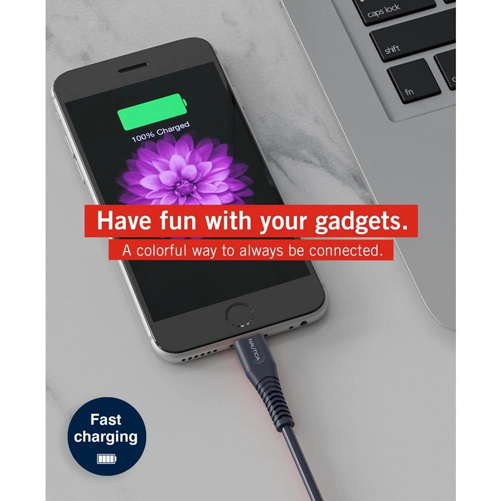 商品Nautica|USB C to Lightning Cable, 4',价格¥127,第2张图片详细描述