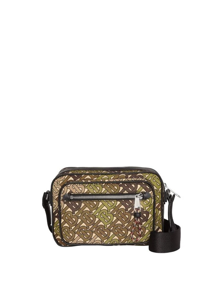 商品Burberry|Monogram print and leather crossbody bag,价格¥5820,第1张图片