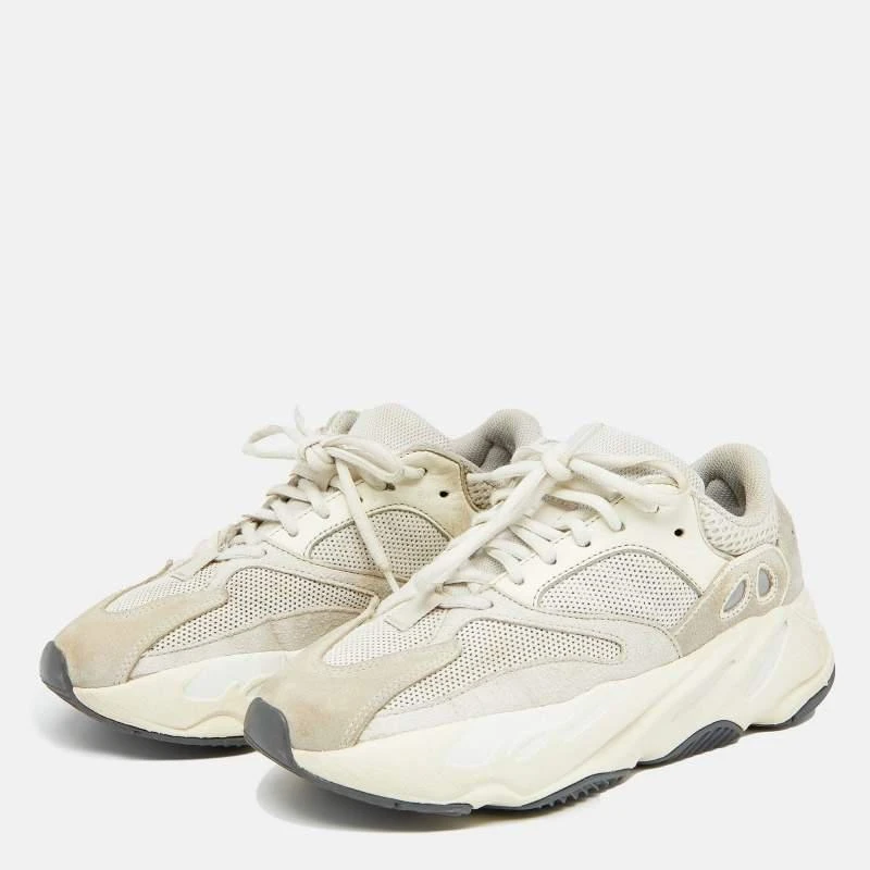 商品[二手商品] YEEZY|Yeezy x Adidas Off White Suede And Mesh Yeezy 700 Analog Sneakers Size 38 2/3,价格¥1137,第2张图片详细描述