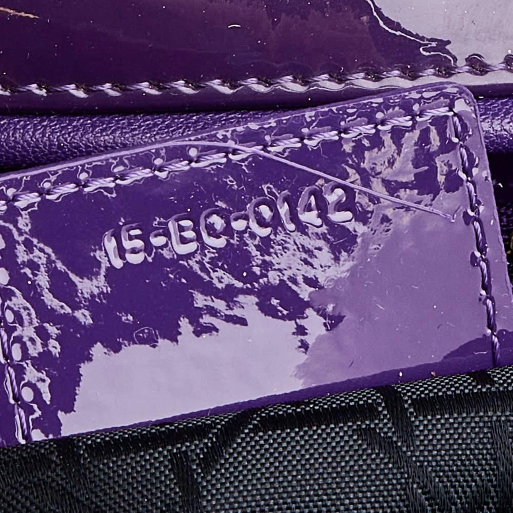 Dior Purple Cannage Patent Leather Large Lady Dior Tote 商品