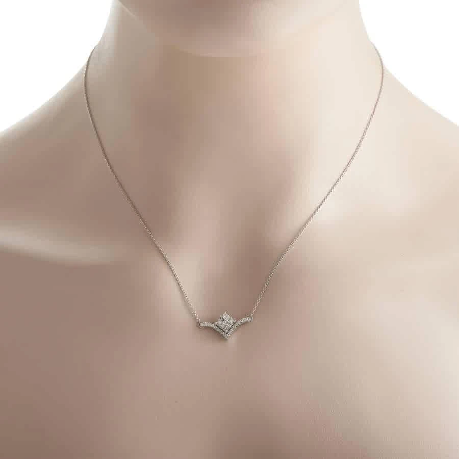 商品LB Exclusive|10K White Gold 0.33 ct Diamond Necklace,价格¥3899,第2张图片详细描述