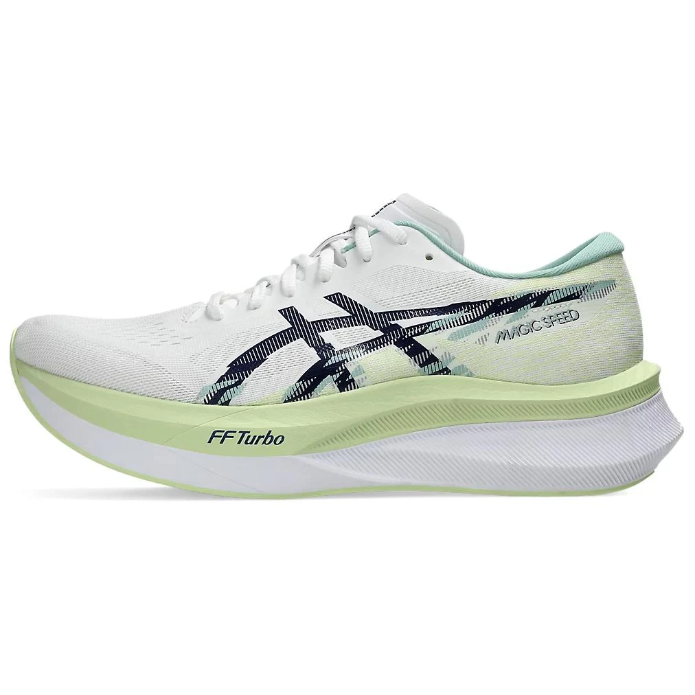 商品[国内直发] Asics|MAGIC SPEED 4 舒适轻盈 竞速耐磨 低帮 休闲跑步鞋 男款 白黑色,价格¥915,第1张图片