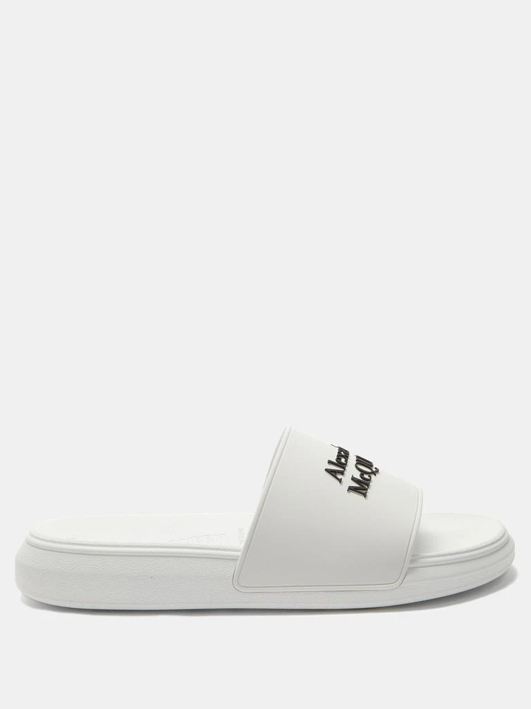 商品Alexander McQueen|3D-logo rubber slides,价格¥2654,第1张图片