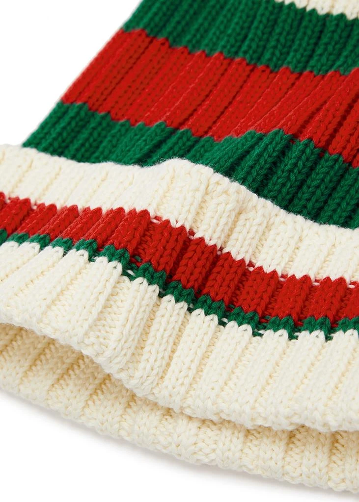 商品Gucci|KIDS Striped cotton beanie,价格¥1286,第3张图片详细描述