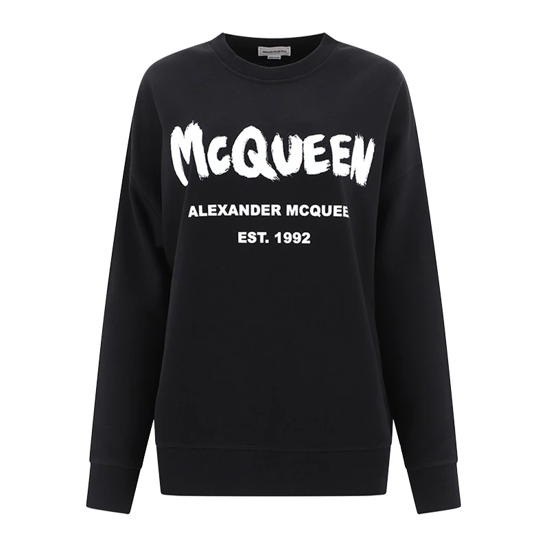 ALEXANDER MCQUEEN 黑色女士卫衣/帽衫 659975-QZADI-0520 商品