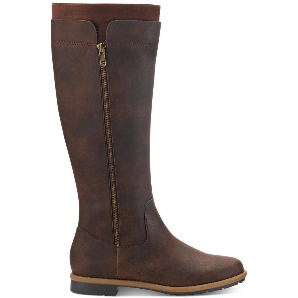 商品Style & Co|Style & Co. Womens Olliee Faux Leather Wide Calf Knee-High Boots,价格¥267,第6张图片详细描述