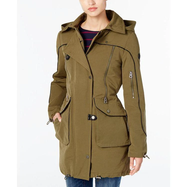 商品Lucky Brand|Faux-Fur-Trim Piped Parka,价格¥823,第4张图片详细描述