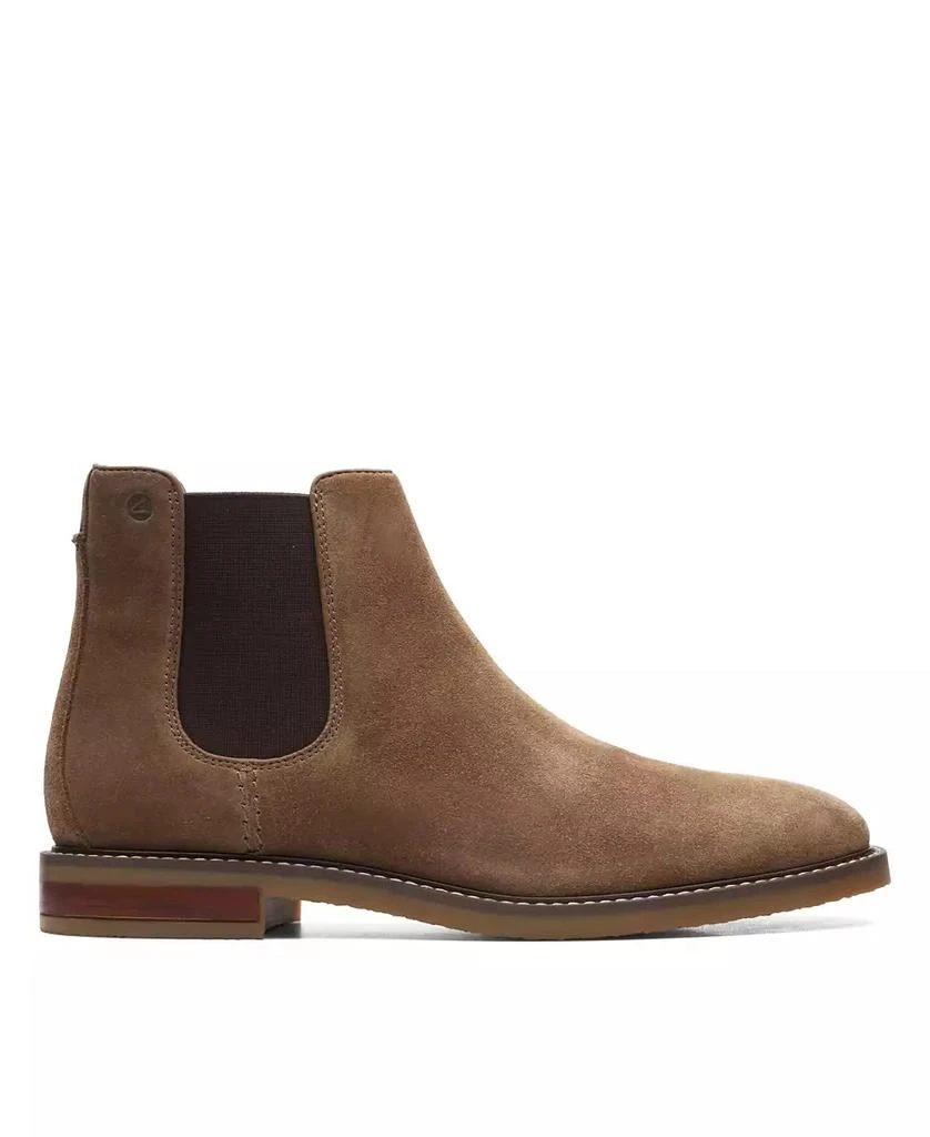 商品Clarks|Men's Collection Jaxen Chelsea Suede Comfort Boots,价格¥419,第2张图片详细描述