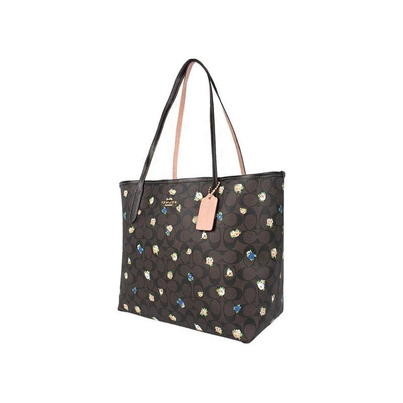 商品Coach|美国直邮COACH蔻驰女士手提包深棕色印花托特包C7274IMOSN,价格¥2144,第4张图片详细描述