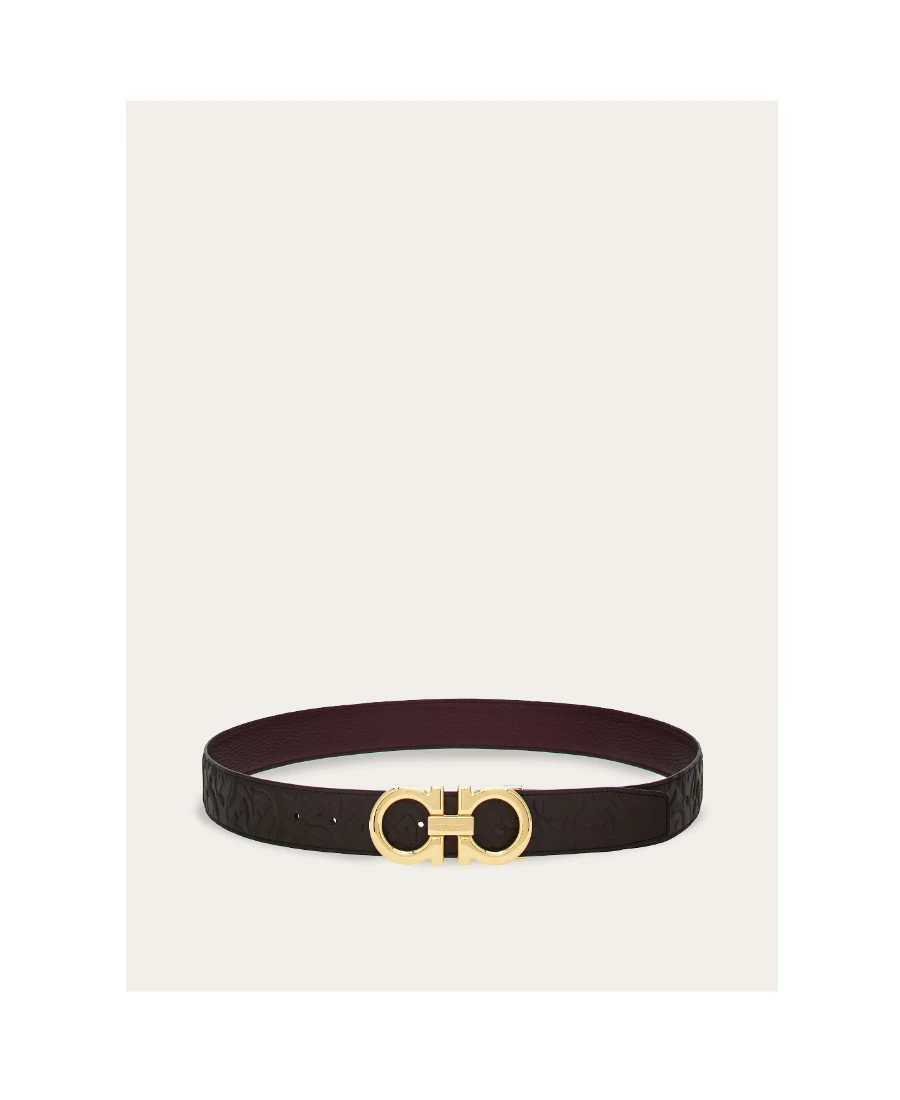商品【商品预售7天】 Salvatore Ferragamo|Salvatore Ferragamo 男士腰带 679710770651 黑色,价格¥3083,第3张图片详细描述