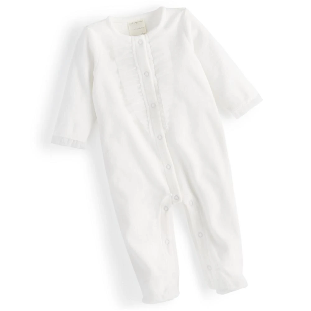 商品First Impressions|Baby Girls Ruffled Coverall, Created for Macy's,价格¥96,第1张图片