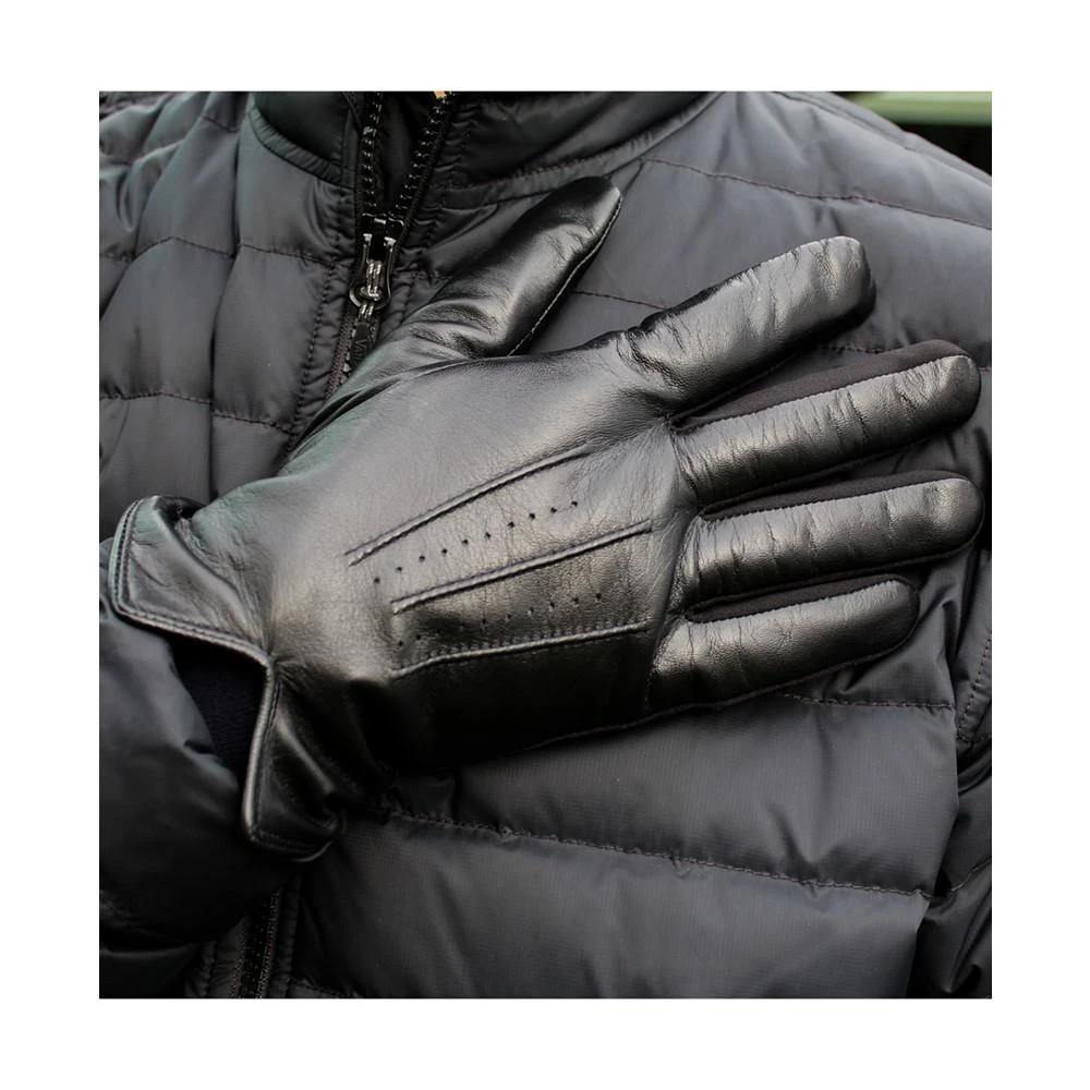 商品Isotoner Signature|Men's Touchscreen Stretch Gloves with Watch Vent,价格¥402,第3张图片详细描述