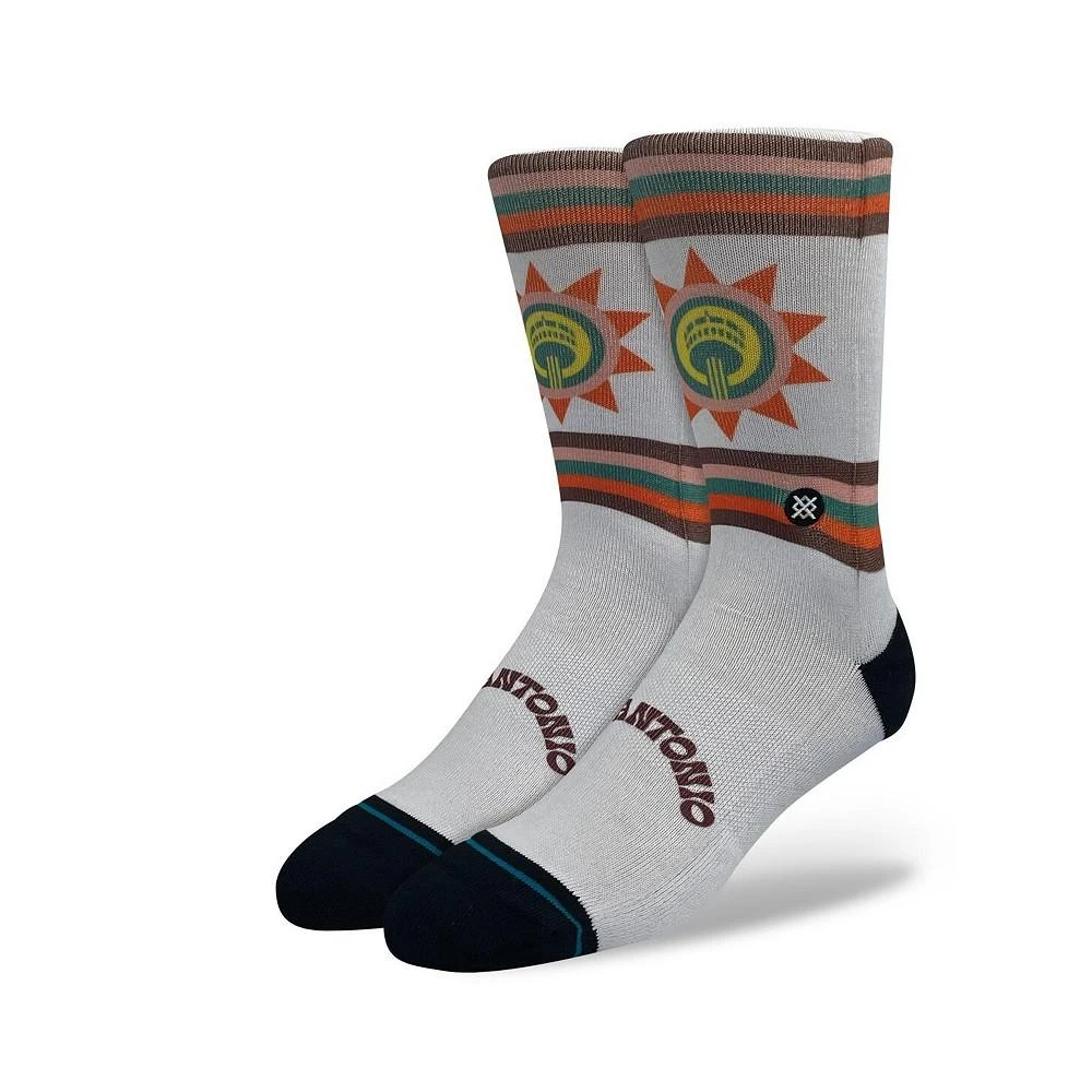 商品Stance|Men's and Women's San Antonio Spurs 2023/24 City Edition Crew Socks,价格¥148,第1张图片