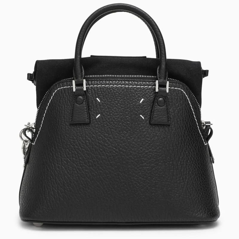 商品MAISON MARGIELA|5AC mini black leather bag,价格¥14663,第4张图片详细描述