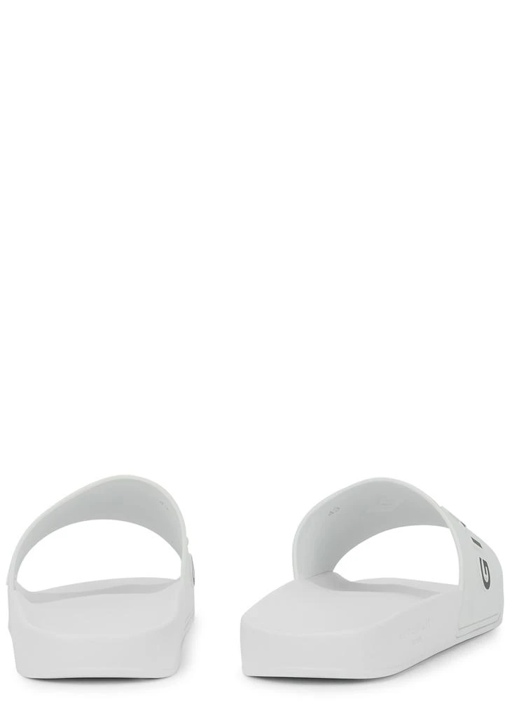商品Givenchy|White logo rubber sliders,价格¥1376,第3张图片详细描述